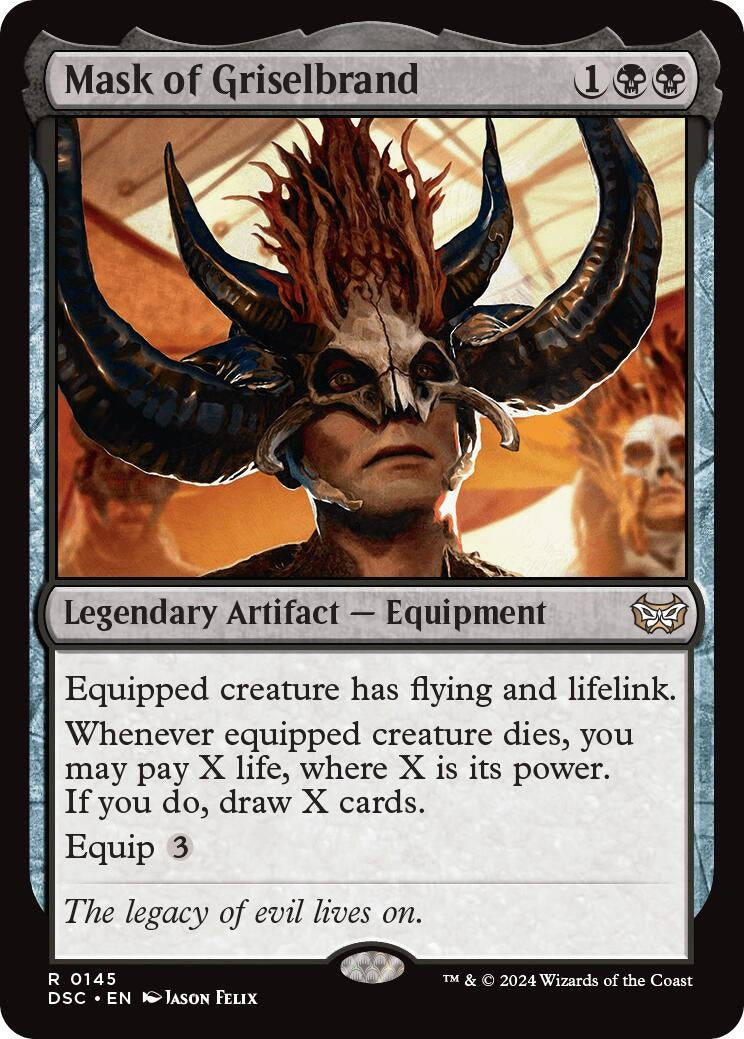 Image for Mask of Griselbrand (145) [Duskmourn: House of Horror] - Magic: The Gathering