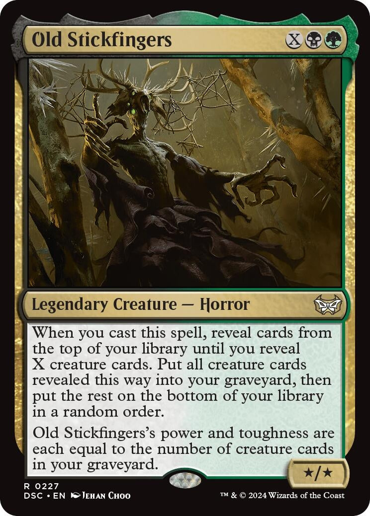 Image for Old Stickfingers (227) [Duskmourn: House of Horror] - Magic: The Gathering