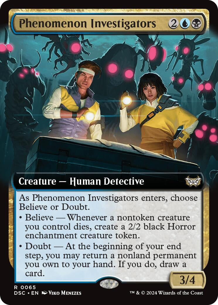 Image for Phenomenon Investigators (Extended Art) (65) [Duskmourn: House of Horror] - Magic: The Gathering