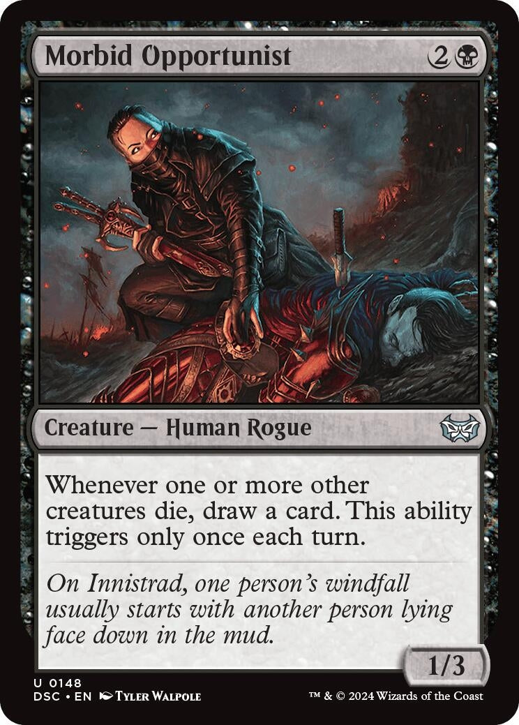 Image for Morbid Opportunist (148) [Duskmourn: House of Horror] - Magic: The Gathering