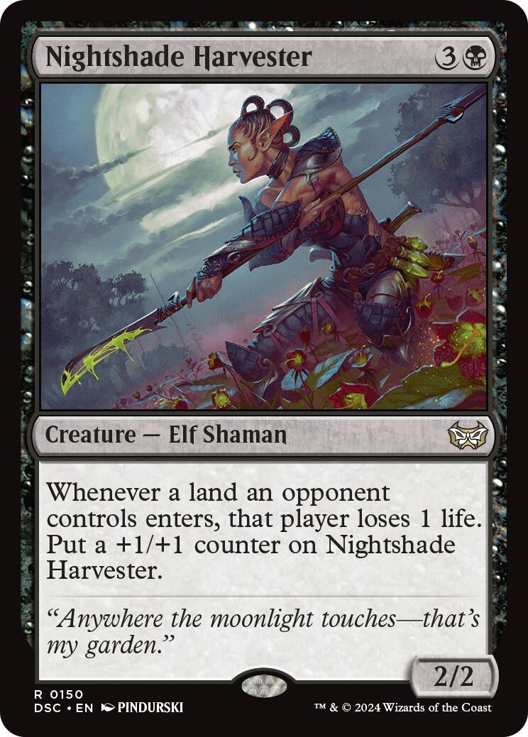 Image for Nightshade Harvester (150) [Duskmourn: House of Horror] - Magic: The Gathering