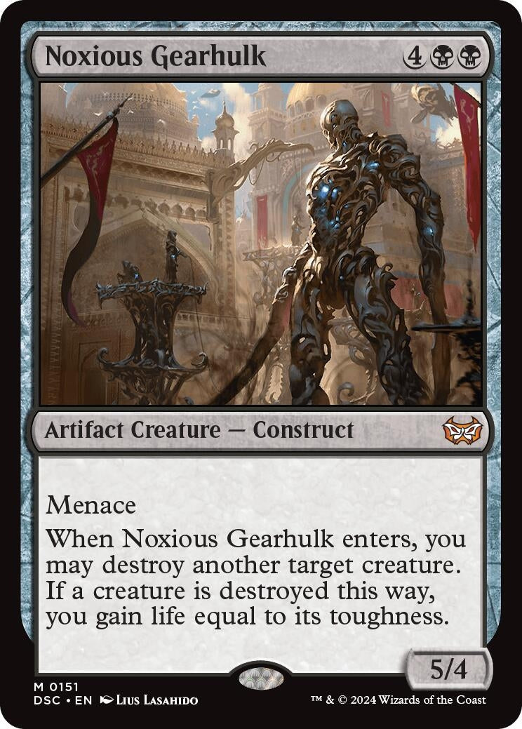 Image for Noxious Gearhulk (151) [Duskmourn: House of Horror] - Magic: The Gathering
