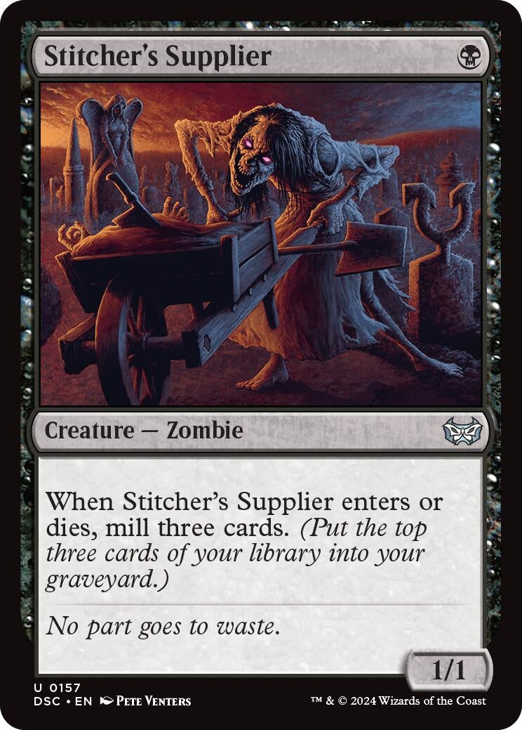 Image for Stitcher's Supplier (157) [Duskmourn: House of Horror] - Magic: The Gathering