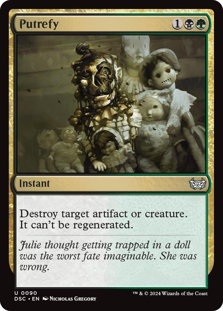 Image for Putrefy (90) [Duskmourn: House of Horror] - Magic: The Gathering