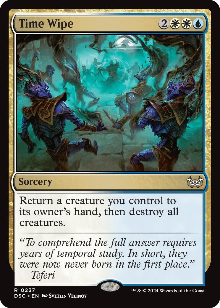 Image for Time Wipe (237) [Duskmourn: House of Horror] - Magic: The Gathering