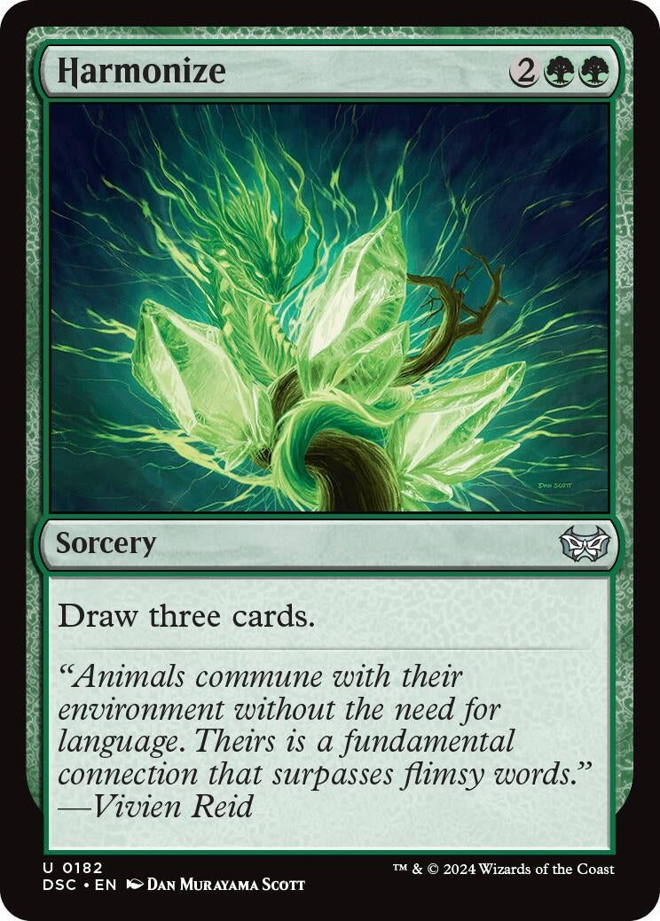 Image for Harmonize (182) [Duskmourn: House of Horror] - Magic: The Gathering