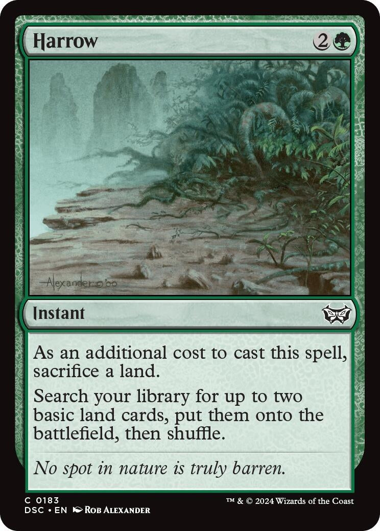 Image for Harrow (183) [Duskmourn: House of Horror] - Magic: The Gathering
