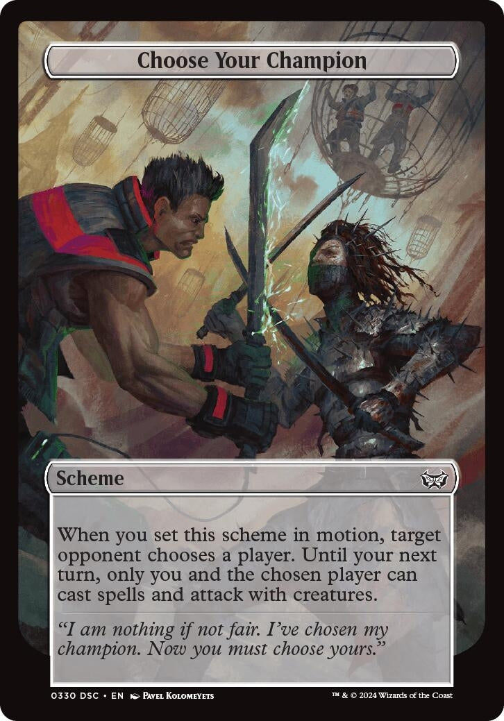 Image for Choose Your Champion (Full Art) (330) [Duskmourn] - Magic: The Gathering