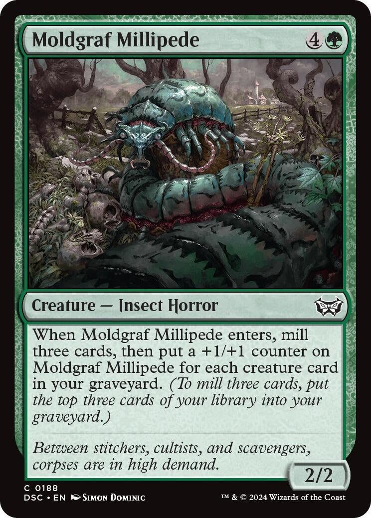 Image for Moldgraf Millipede (188) [Duskmourn: House of Horror] - Magic: The Gathering