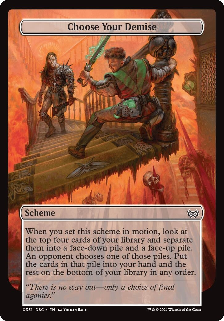 Image for Choose Your Demise (Full Art) (331) [Duskmourn] - Magic: The Gathering