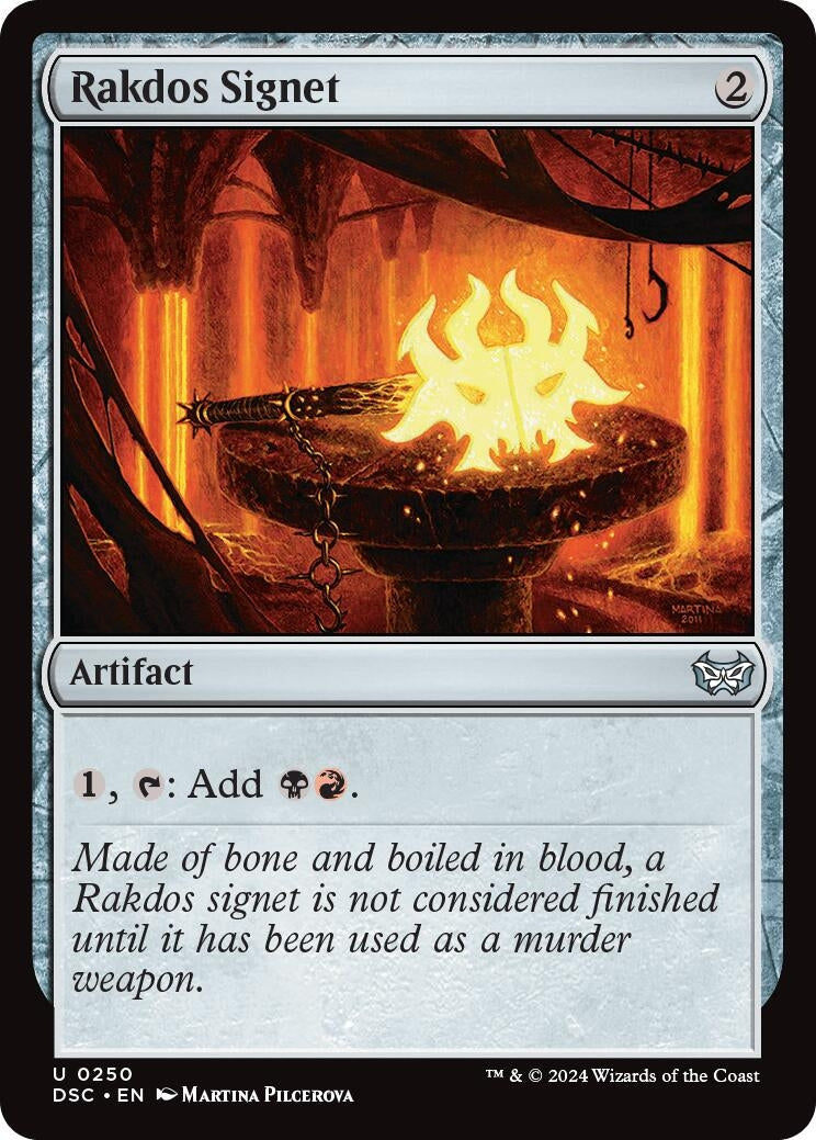 Image for Rakdos Signet (250) [Duskmourn: House of Horror] - Magic: The Gathering