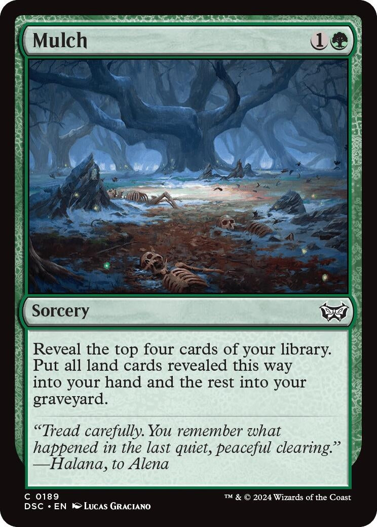 Image for Mulch (189) [Duskmourn: House of Horror] - Magic: The Gathering