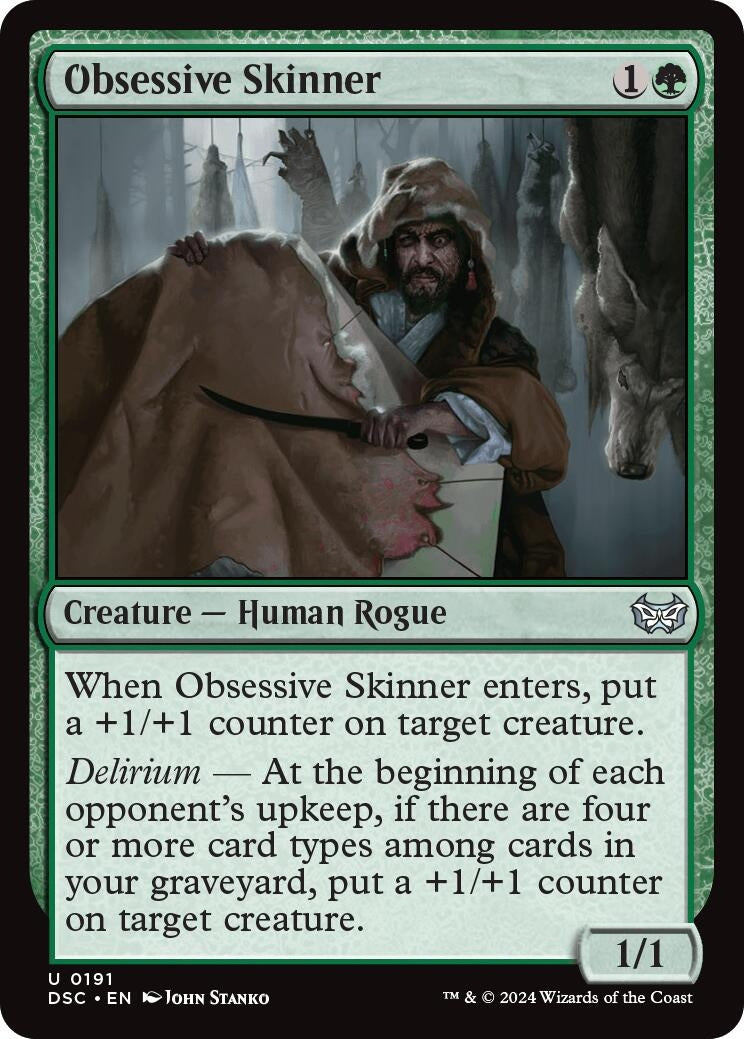 Image for Obsessive Skinner (191) [Duskmourn: House of Horror] - Magic: The Gathering