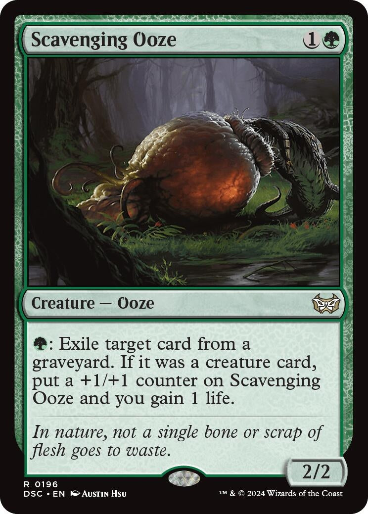 Image for Scavenging Ooze (196) [Duskmourn: House of Horror] - Magic: The Gathering