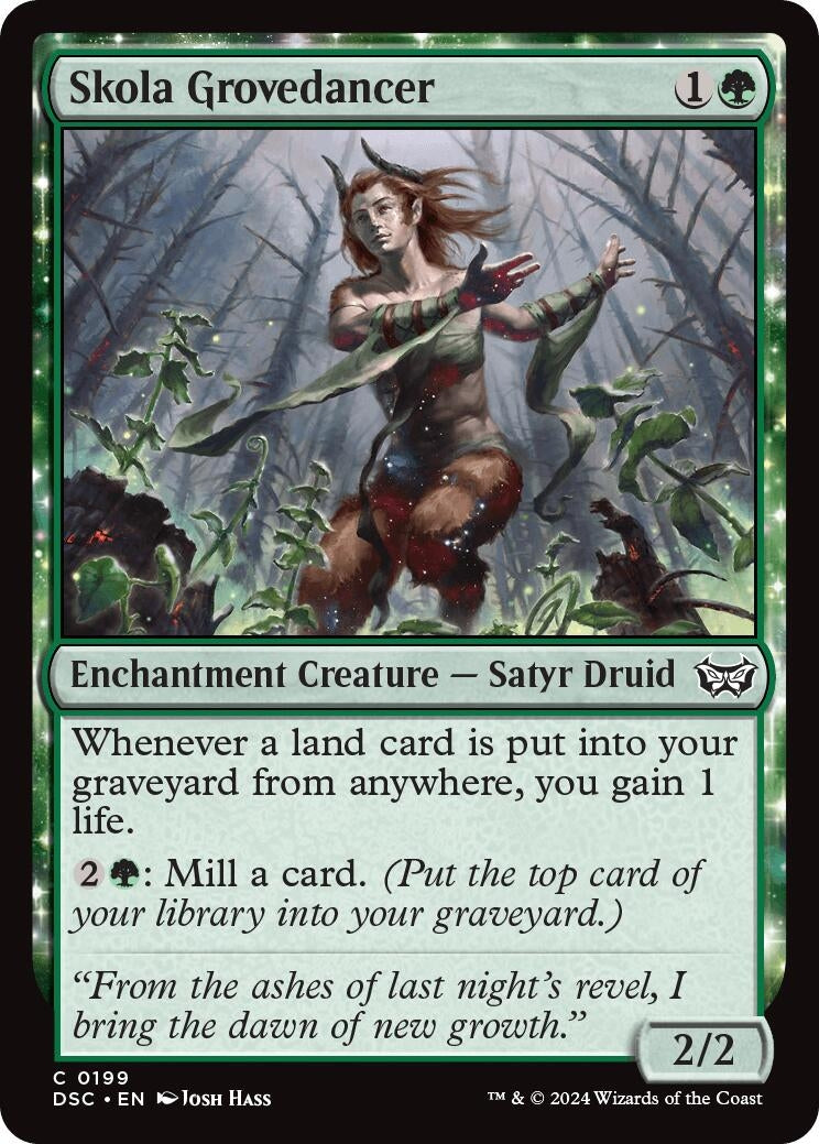 Image for Skola Grovedancer (199) [Duskmourn: House of Horror] - Magic: The Gathering