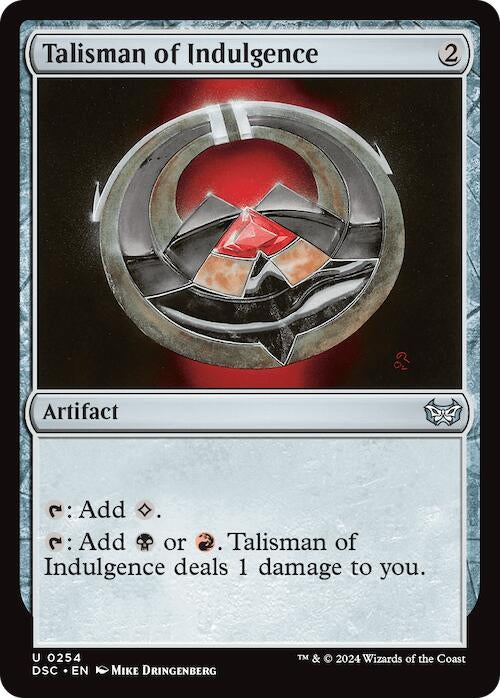 Image for Talisman of Indulgence (254) [Duskmourn: House of Horror] - Magic: The Gathering