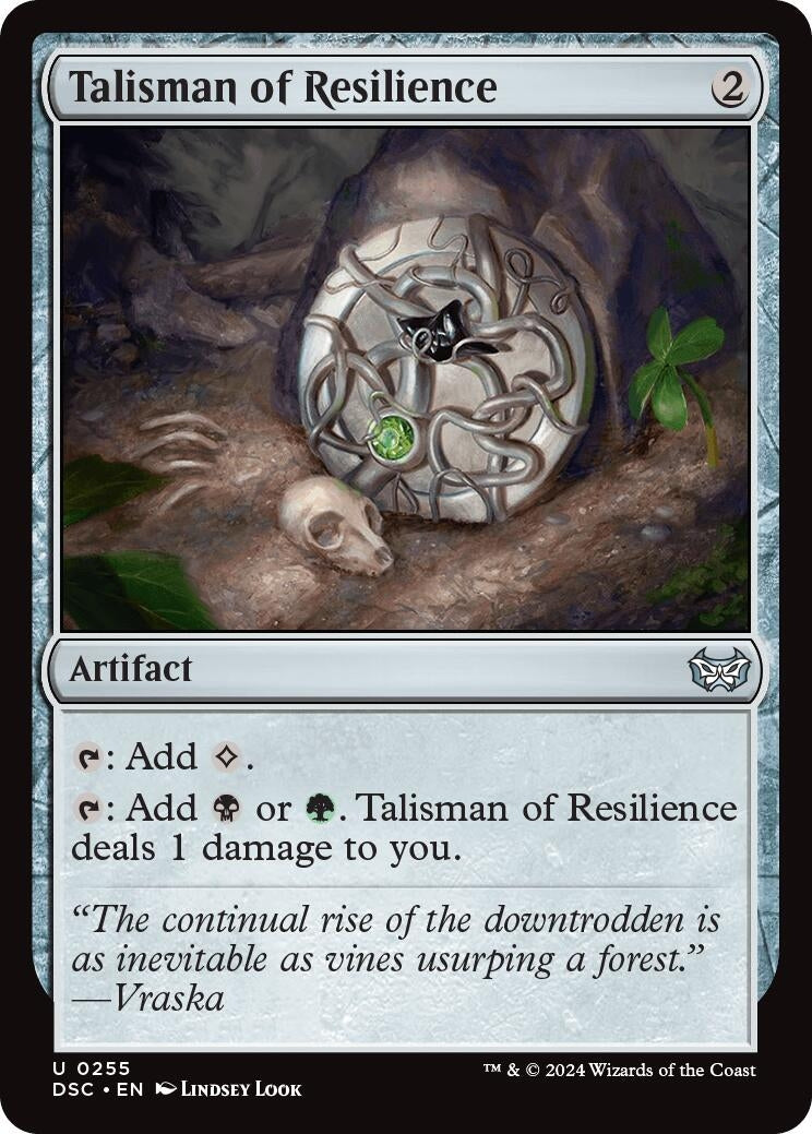 Image for Talisman of Resilience (255) [Duskmourn: House of Horror] - Magic: The Gathering