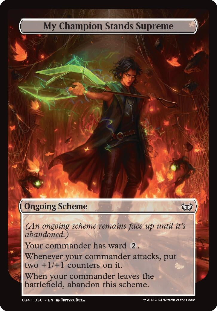 Image for My Champion Stands Supreme (Full Art) (341) [Duskmourn] - Magic: The Gathering