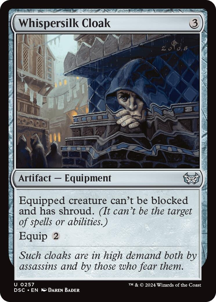 Image for Whispersilk Cloak (257) [Duskmourn: House of Horror] - Magic: The Gathering