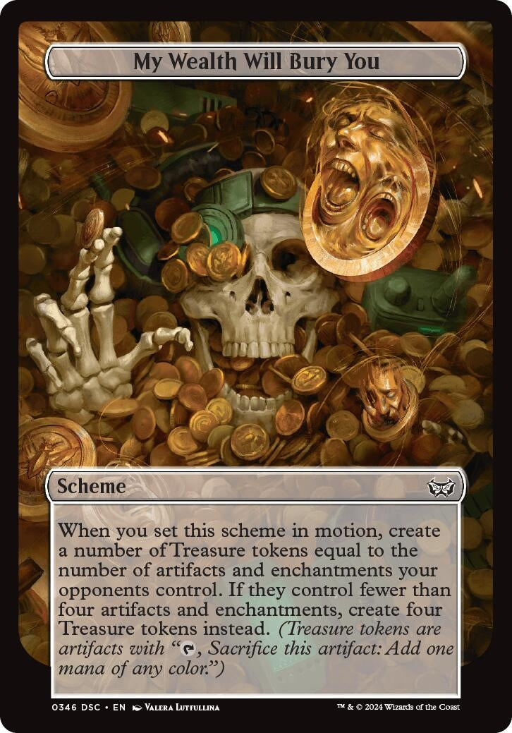 Image for My Wealth Will Bury You (Full Art) (346) [Duskmourn] - Magic: The Gathering