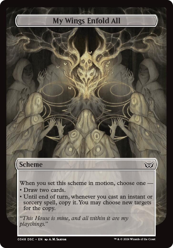 Image for My Wings Enfold All (Full Art) (348) [Duskmourn] - Magic: The Gathering