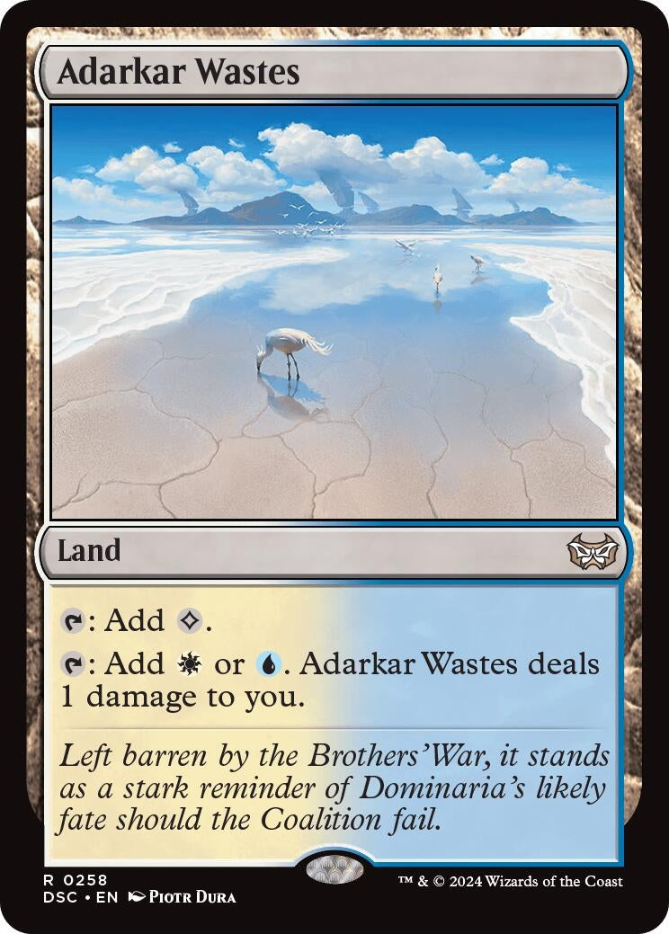 Image for Adarkar Wastes (258) [Duskmourn: House of Horror] - Magic: The Gathering