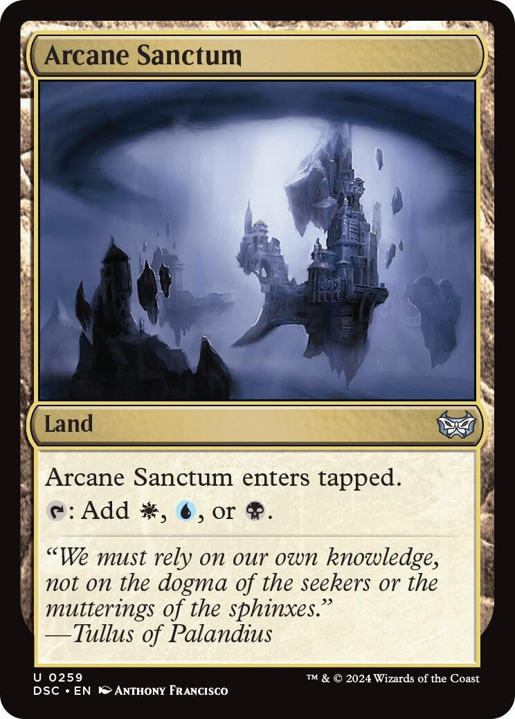Image for Arcane Sanctum (259) [Duskmourn: House of Horror] - Magic: The Gathering