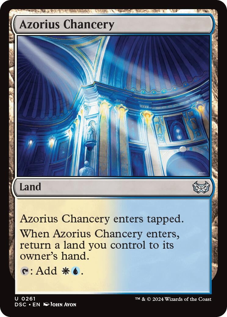 Image for Azorius Chancery (261) [Duskmourn: House of Horror] - Magic: The Gathering