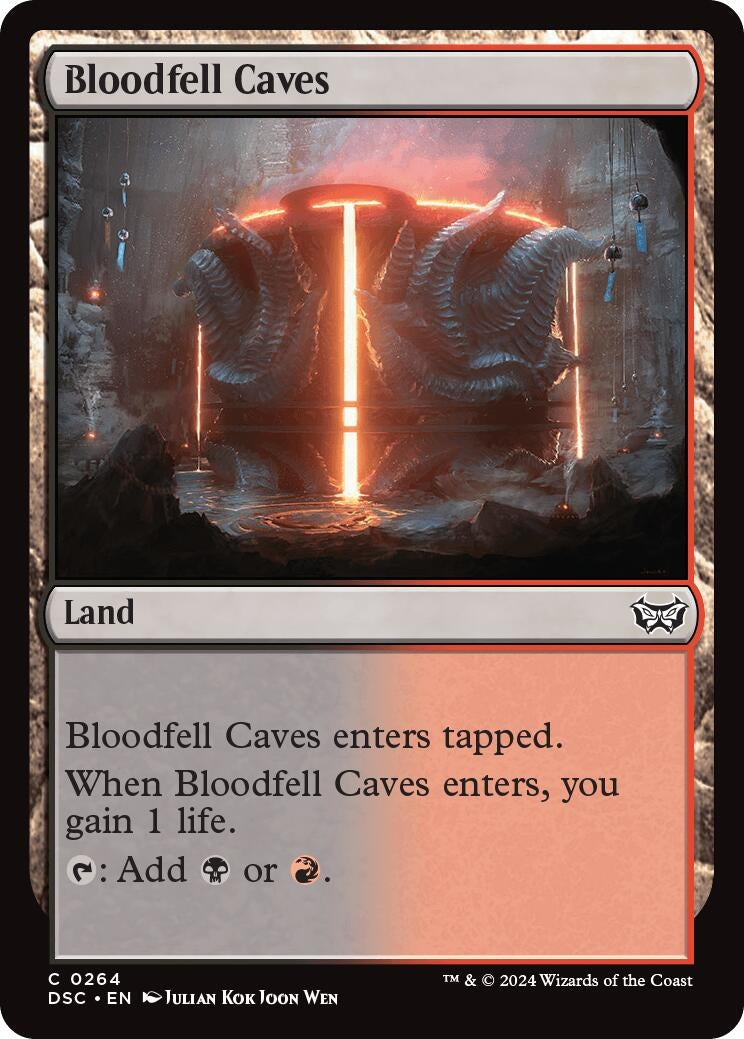 Image for Bloodfell Caves (264) [Duskmourn: House of Horror] - Magic: The Gathering