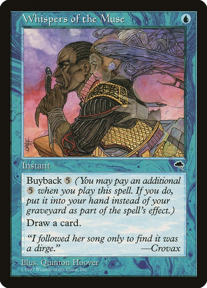 Image for Whispers of the Muse (103) [Tempest] - Magic: The Gathering