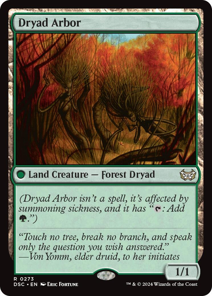 Image for Dryad Arbor (273) [Duskmourn: House of Horror] - Magic: The Gathering