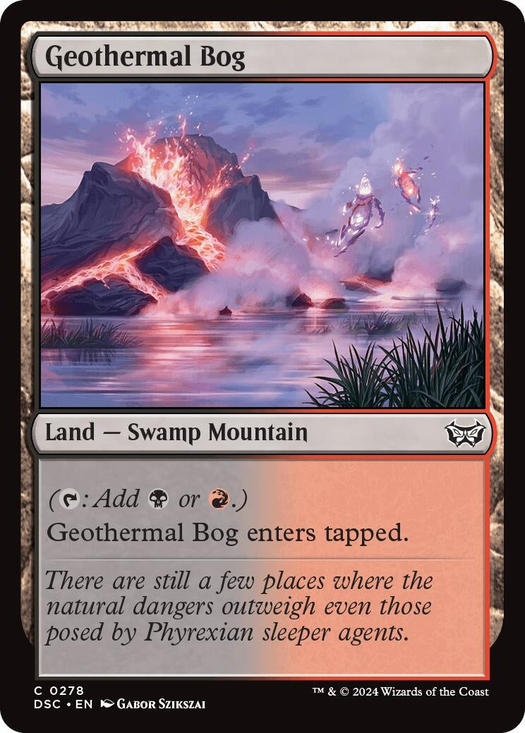Image for Geothermal Bog (278) [Duskmourn: House of Horror] - Magic: The Gathering