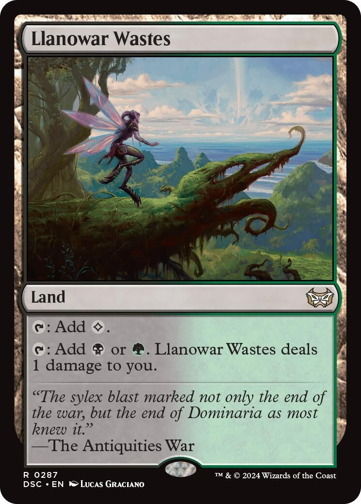 Image for Llanowar Wastes (287) [Duskmourn: House of Horror] - Magic: The Gathering