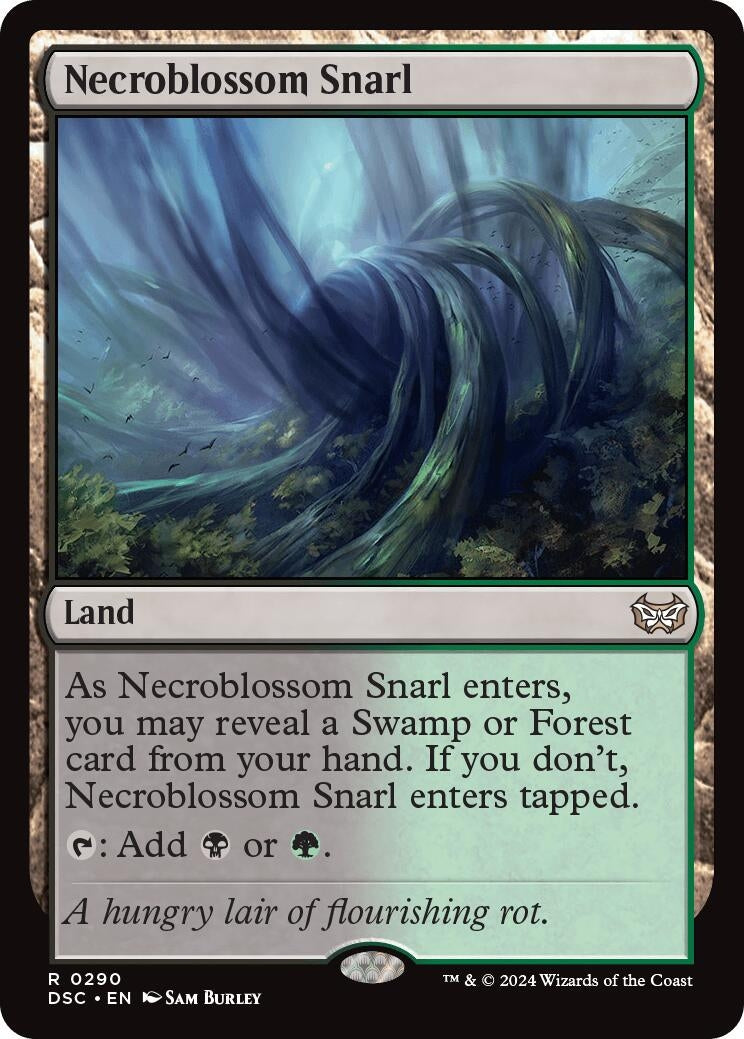 Image for Necroblossom Snarl (290) [Duskmourn: House of Horror] - Magic: The Gathering