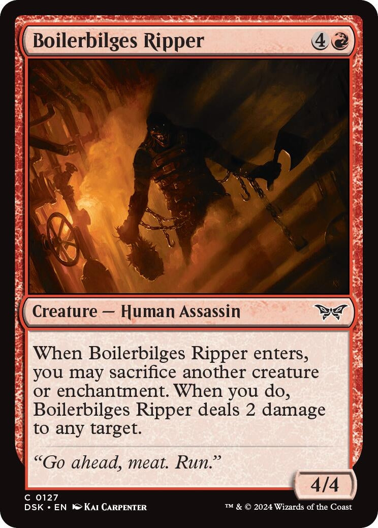 Image for Boilerbilges Ripper (127) [Duskmourn: House of Horror] - Magic: The Gathering