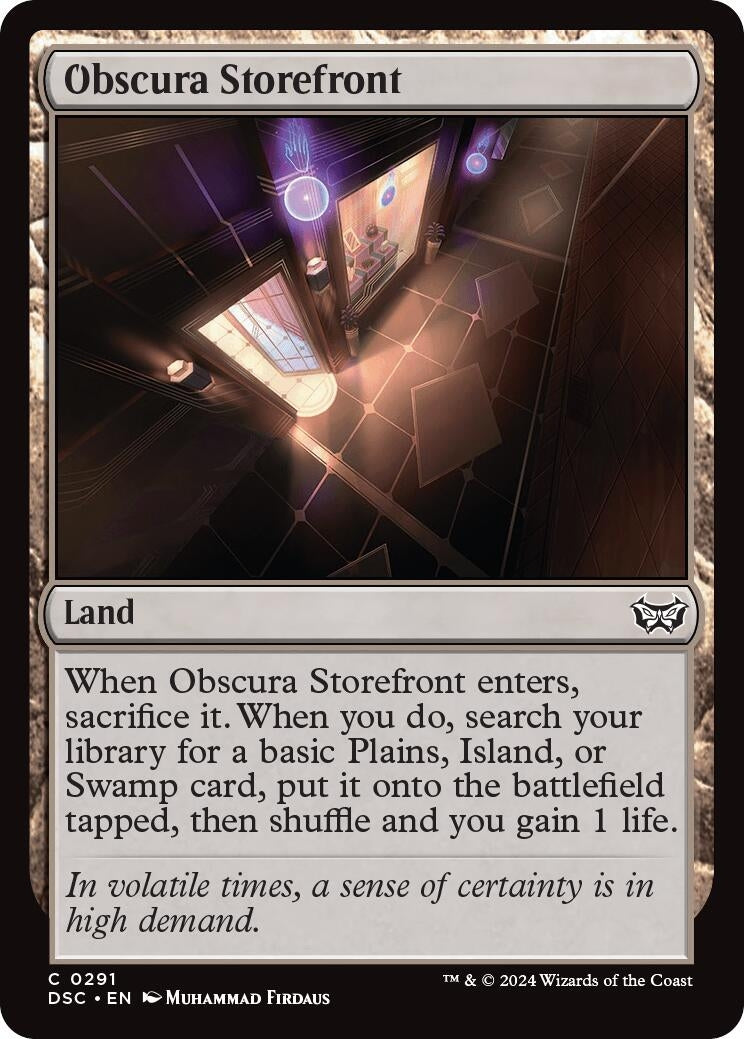 Image for Obscura Storefront (291) [Duskmourn: House of Horror] - Magic: The Gathering