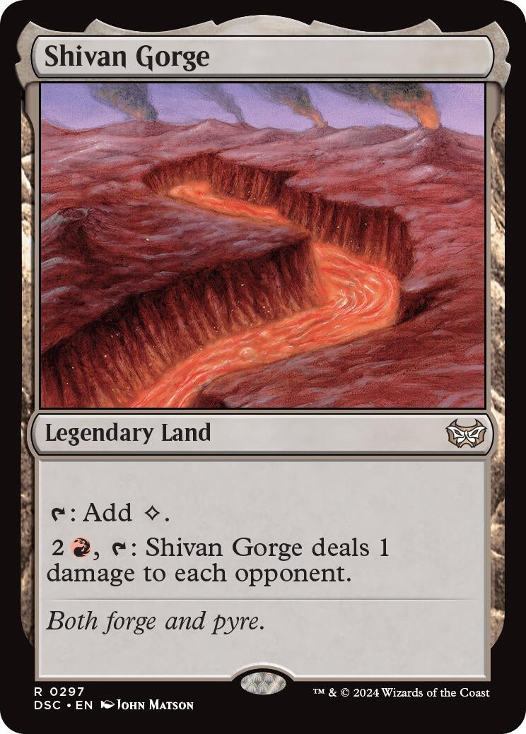 Image for Shivan Gorge (297) [Duskmourn: House of Horror] - Magic: The Gathering