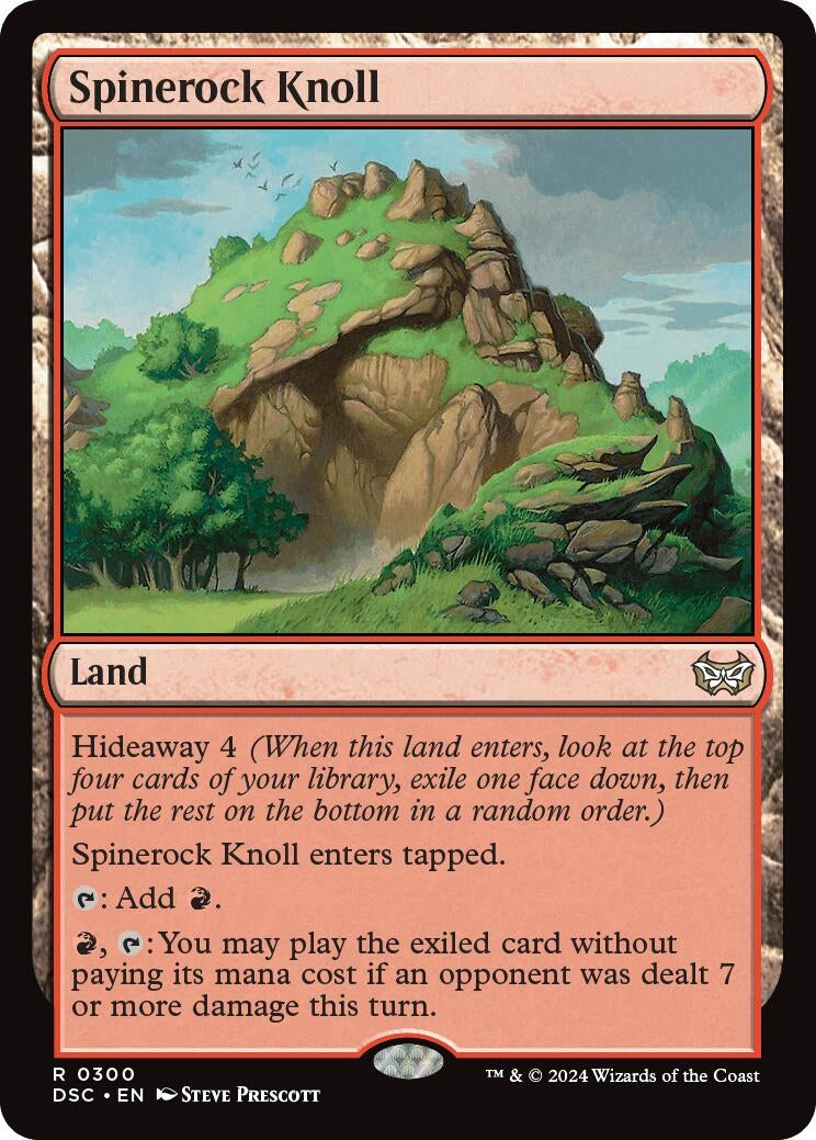 Image for Spinerock Knoll (300) [Duskmourn: House of Horror] - Magic: The Gathering