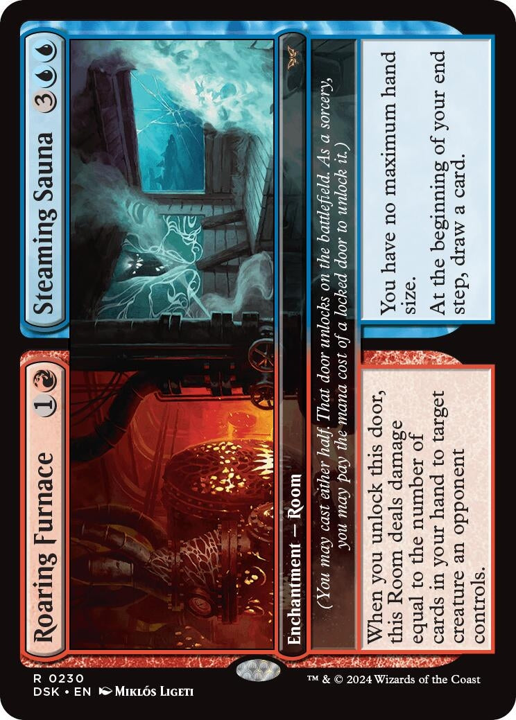 Image for Roaring Furnace // Steaming Sauna (230) [Duskmourn: House of Horror] - Magic: The Gathering