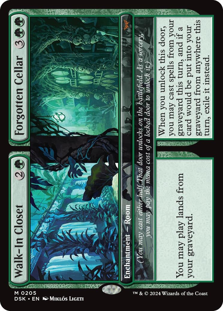 Image for Walk-In Closet // Forgotten Cellar (205) [Duskmourn: House of Horror] - Magic: The Gathering