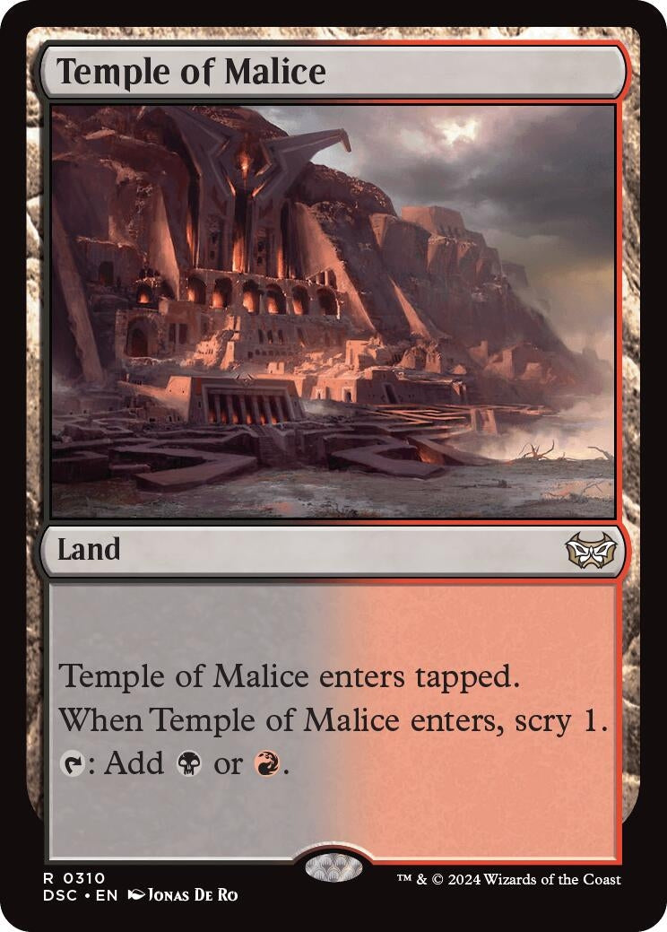 Image for Temple of Malice (310) [Duskmourn: House of Horror] - Magic: The Gathering