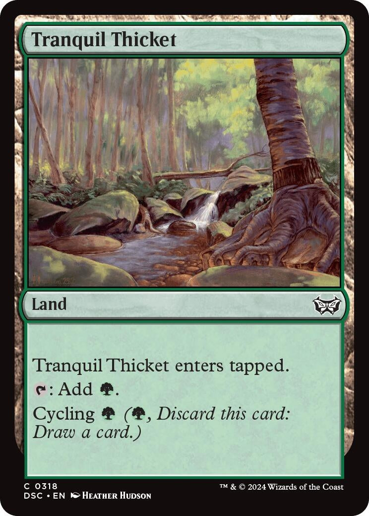 Image for Tranquil Thicket (318) [Duskmourn: House of Horror] - Magic: The Gathering