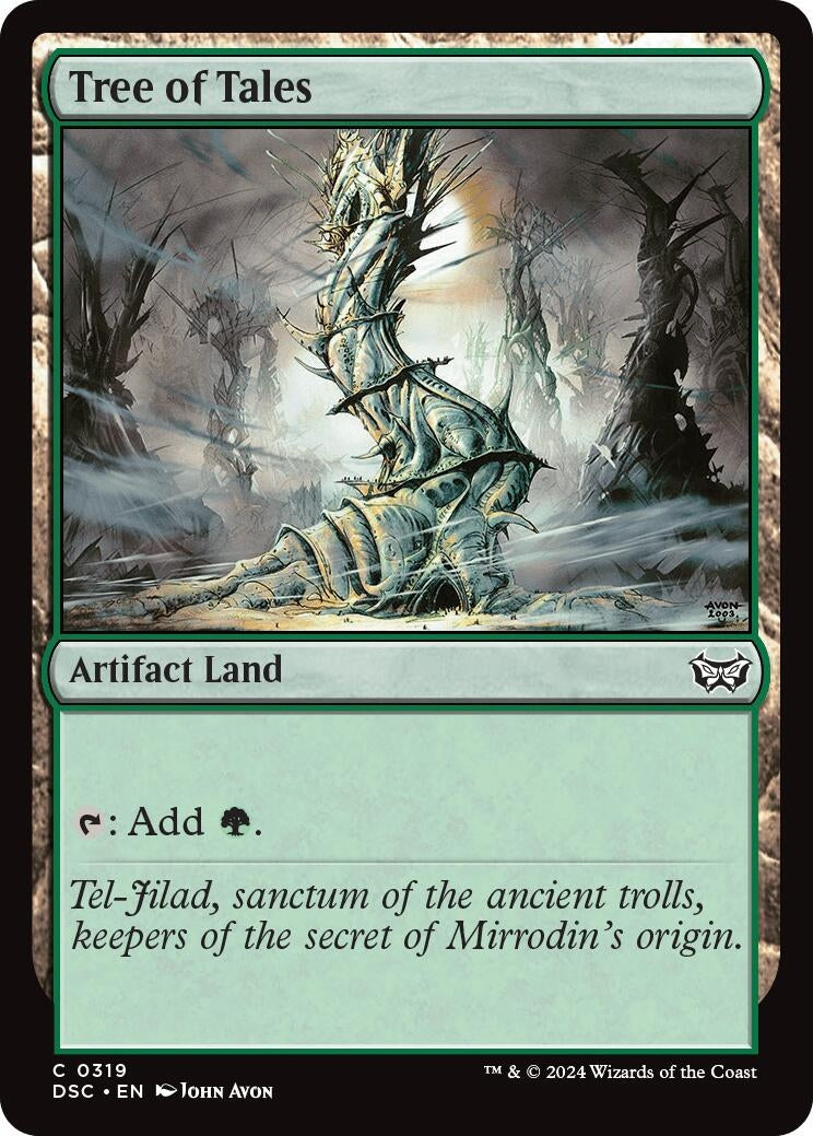 Image for Tree of Tales (319) [Duskmourn: House of Horror] - Magic: The Gathering