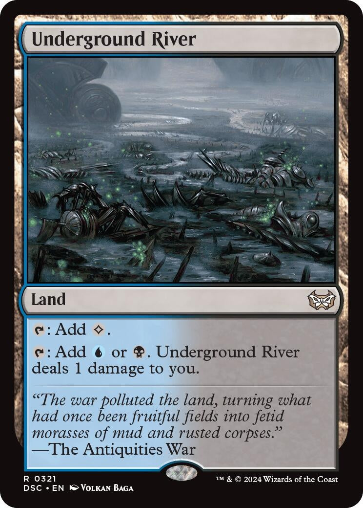 Image for Underground River (321) [Duskmourn: House of Horror] - Magic: The Gathering