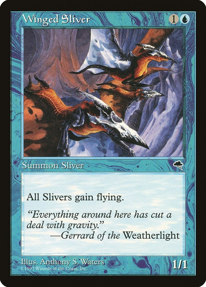 Image for Winged Sliver (106) [Tempest] - Magic: The Gathering