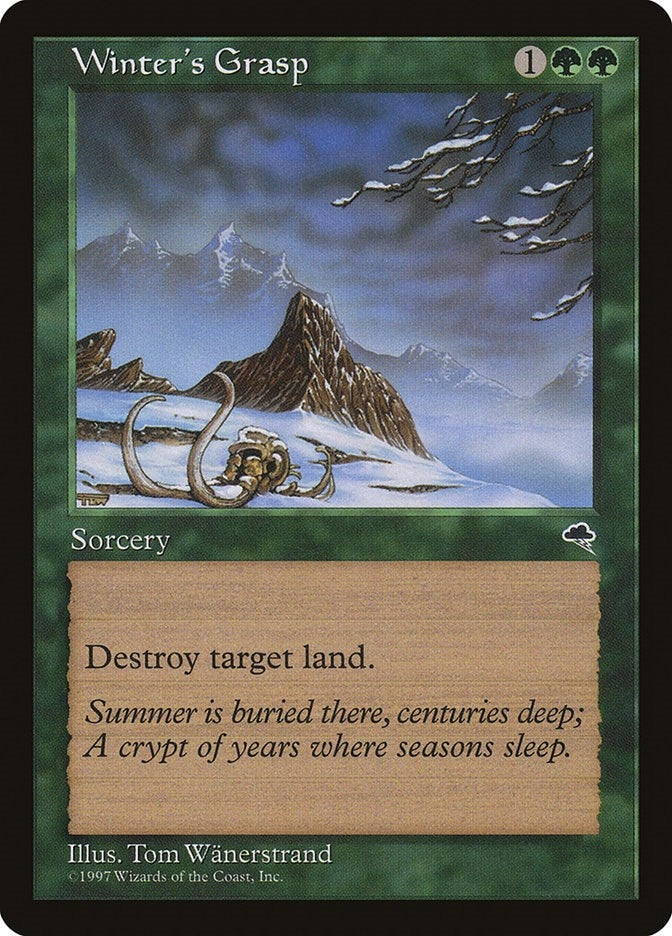 Image for Winter's Grasp (265) [Tempest] - Magic: The Gathering