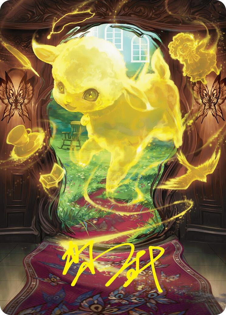 Image for Enduring Innocence Art Card (Gold-Stamped Signature) (46) [Duskmourn: House of Horror] - Magic: The Gathering