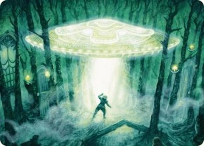 Image for Unidentified Hovership Art Card (2) [Duskmourn: House of Horror] - Magic: The Gathering