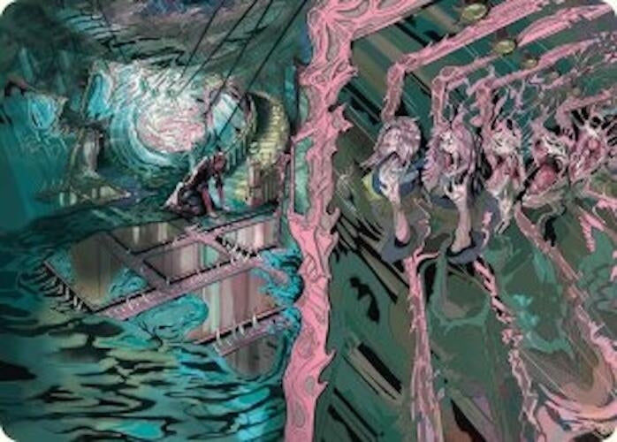 Image for Mirror Room // Fractured Realm Art Card (36) [Duskmourn: House of Horror] - Magic: The Gathering