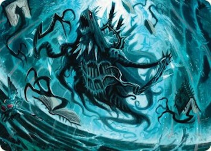 Image for Overlord of the Floodpits Art Card (4) [Duskmourn: House of Horror] - Magic: The Gathering